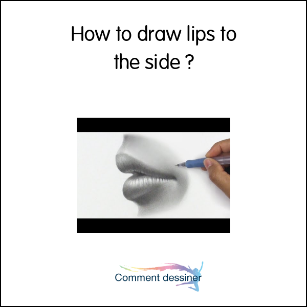How to draw lips to the side